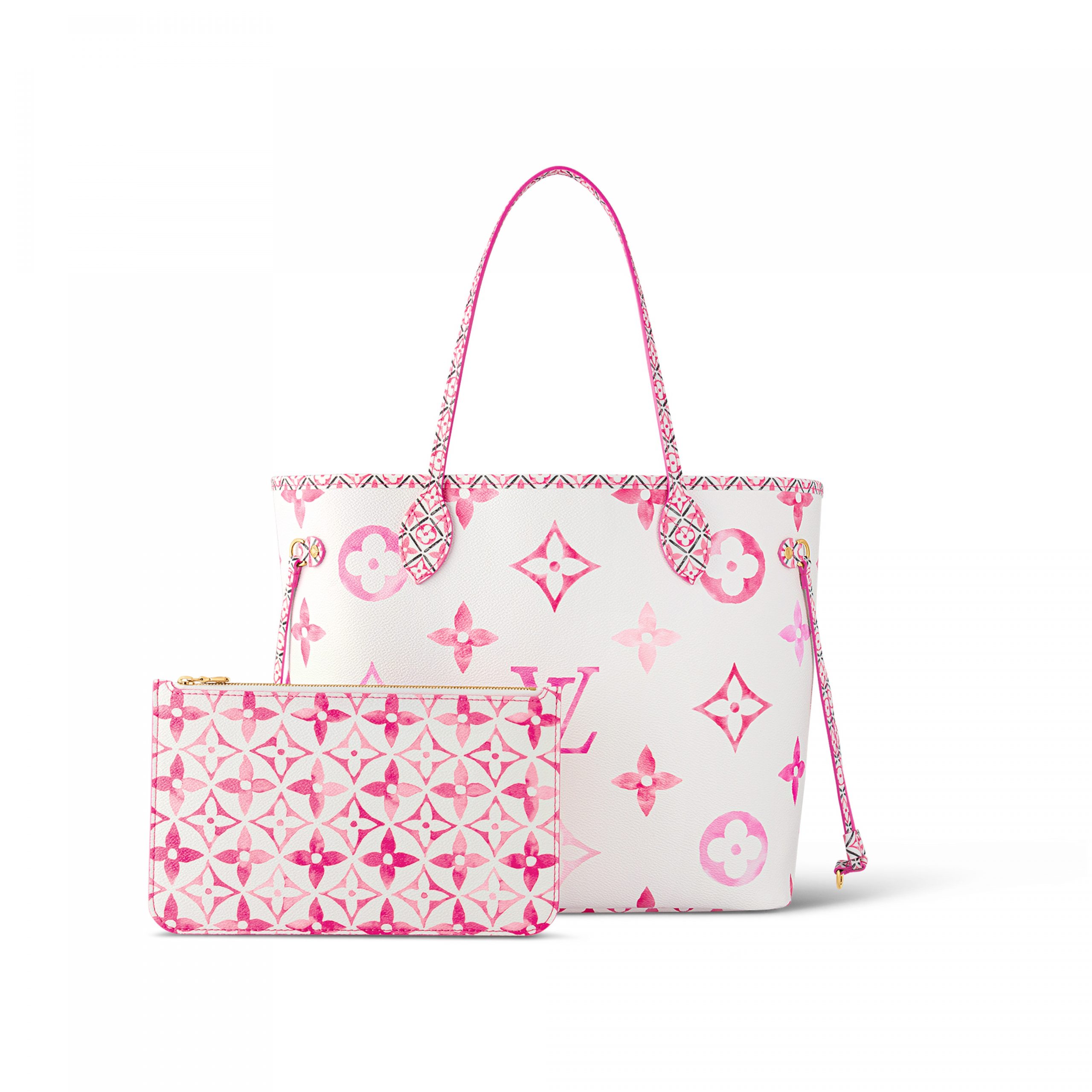 Lvlenka Louis Vuitton M22980 Neverfull MM Pink Monogram