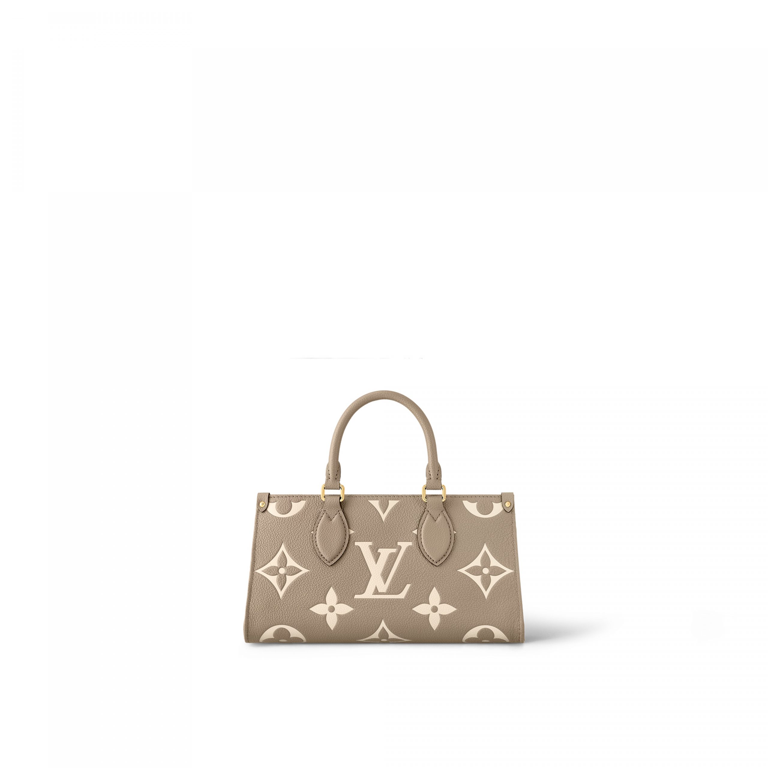 Louis Vuitton M23641 OnTheGo East West Dove Cream Bicolor Monogram Empreinte Leather