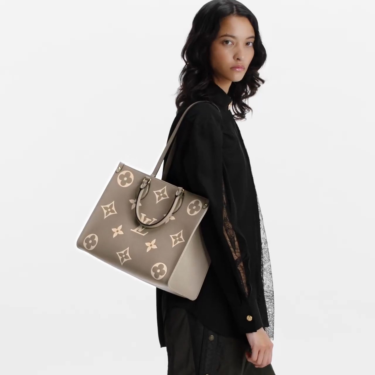 Lvlenka Louis Vuitton OnTheGo MM M45494 Dove Cream