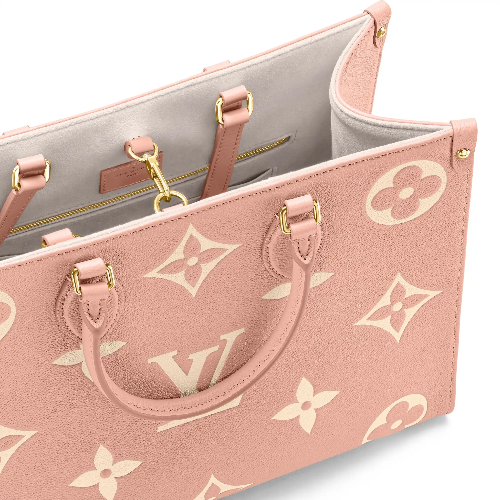 Cheap LF Louis Vuitton OnTheGo MM M46286 Trianon Pink Cream