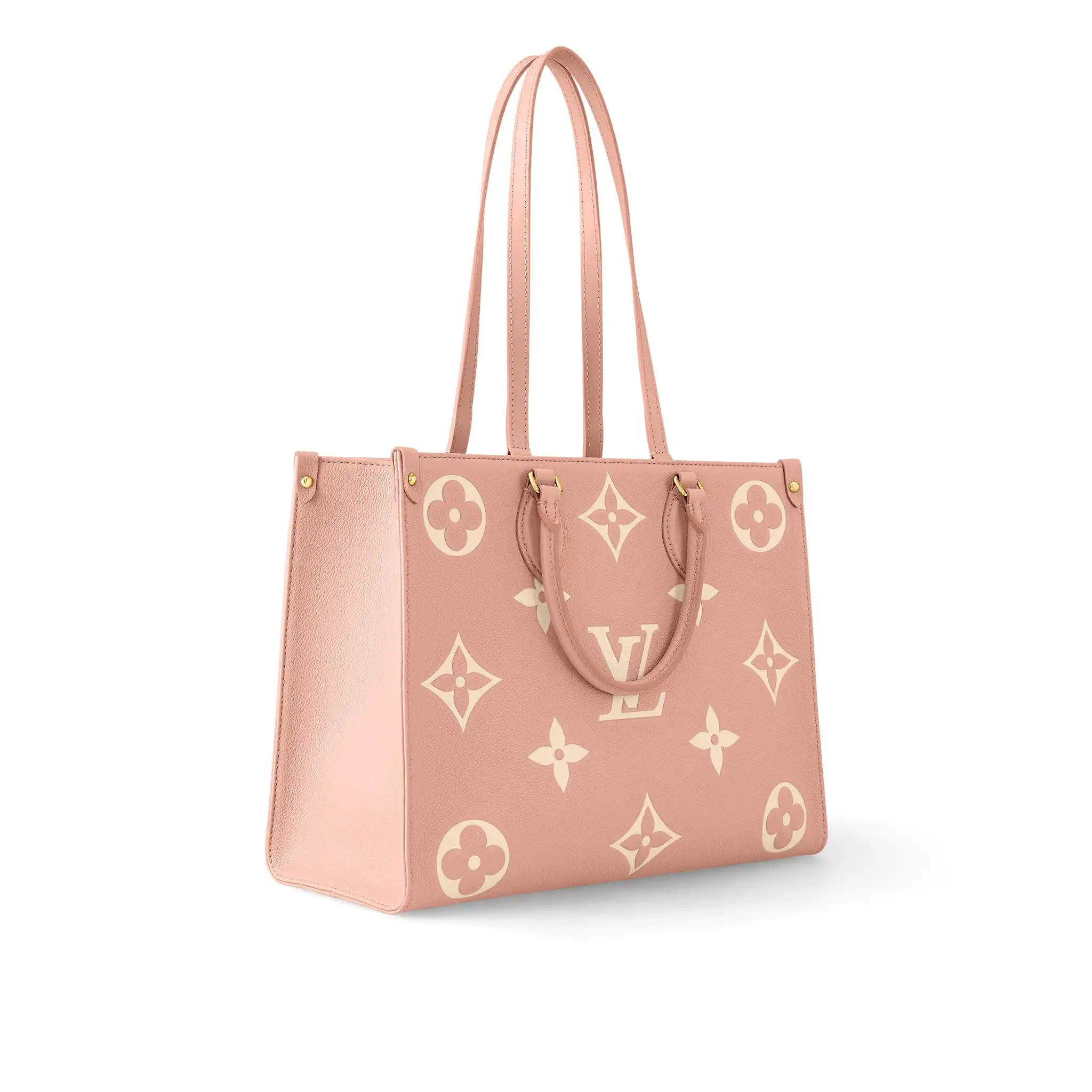 Cheap LF Louis Vuitton OnTheGo MM M46286 Trianon Pink Cream