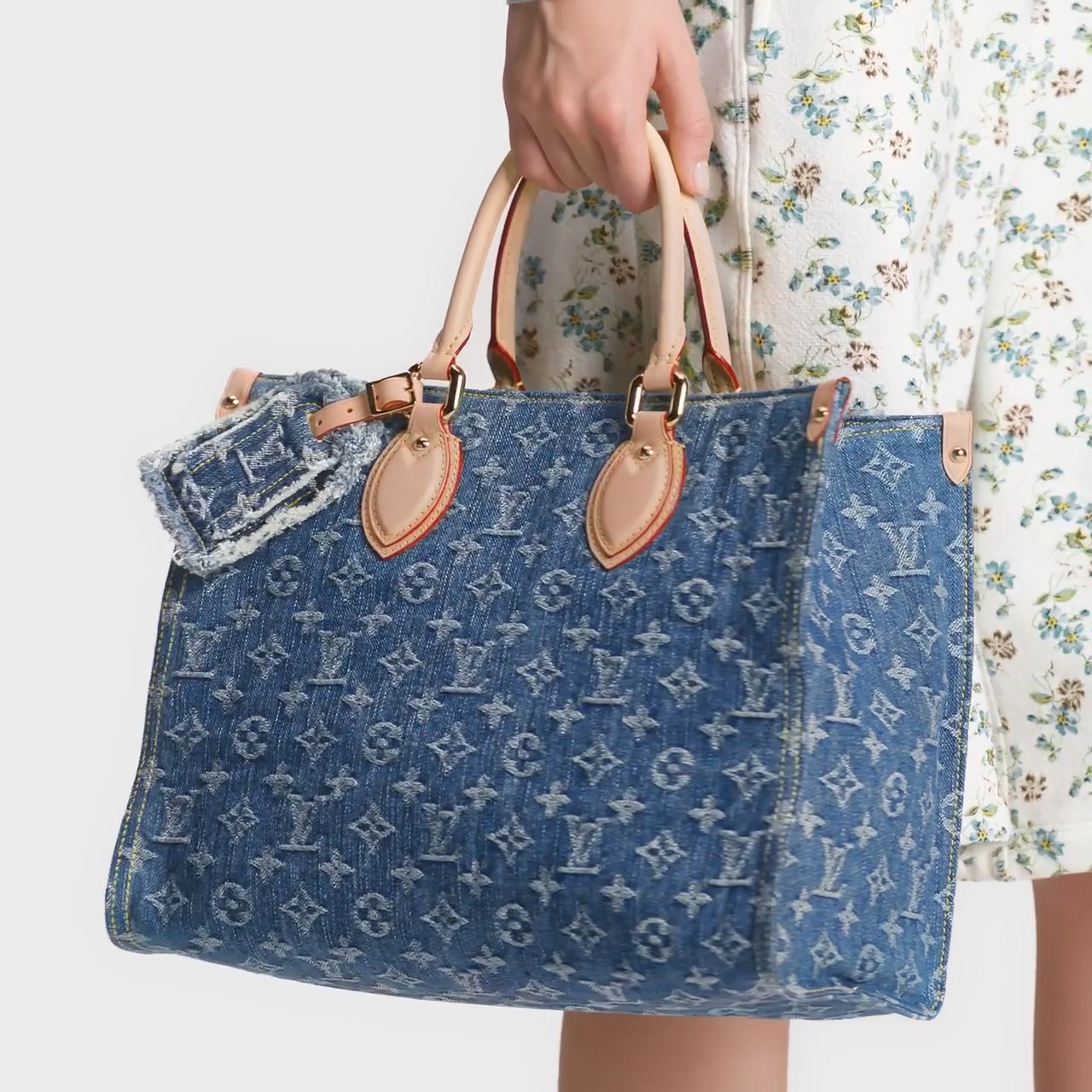 Lvlenka Louis Vuitton M46871 OnTheGo MM Denim Blue