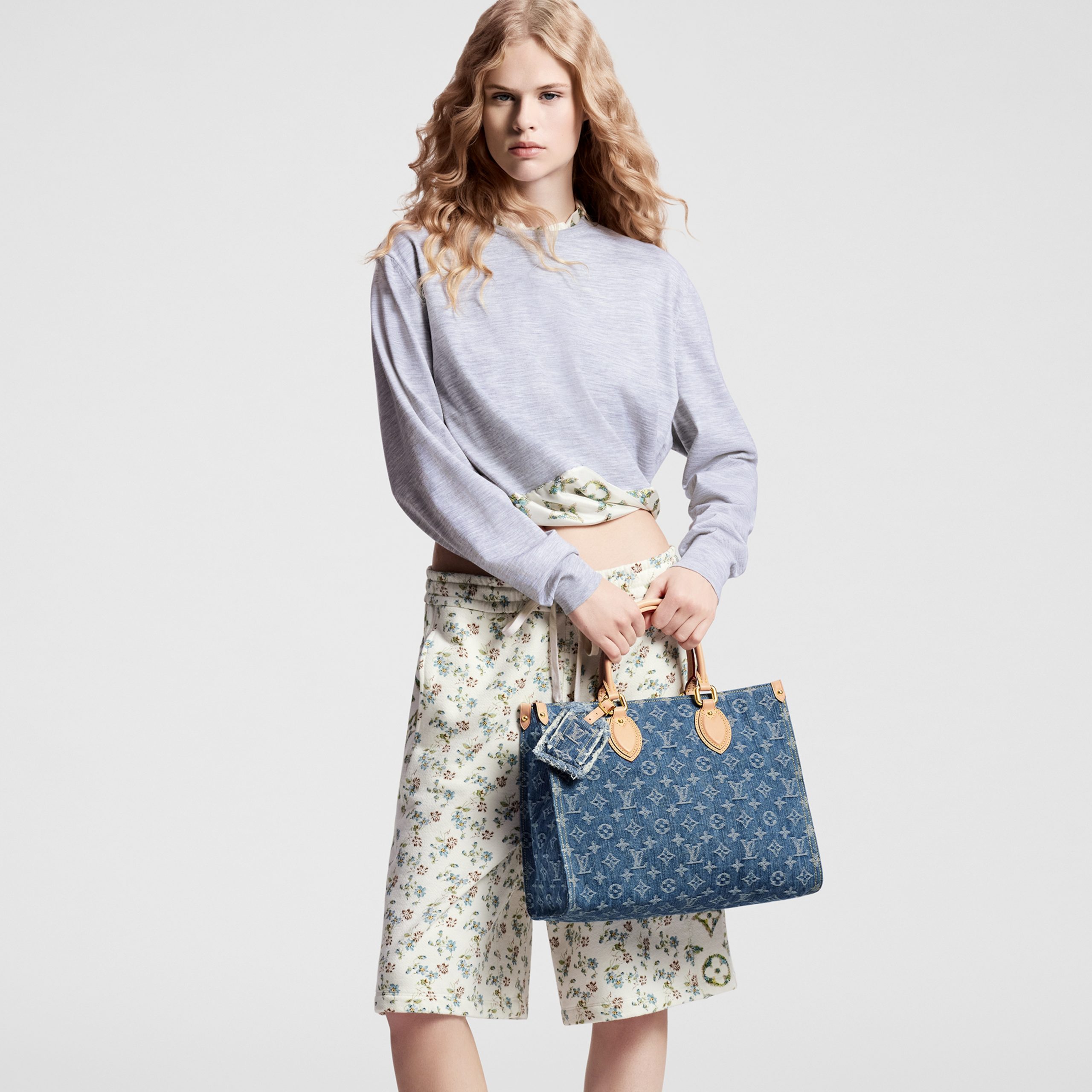 Lvlenka Louis Vuitton M46871 OnTheGo MM Denim Blue