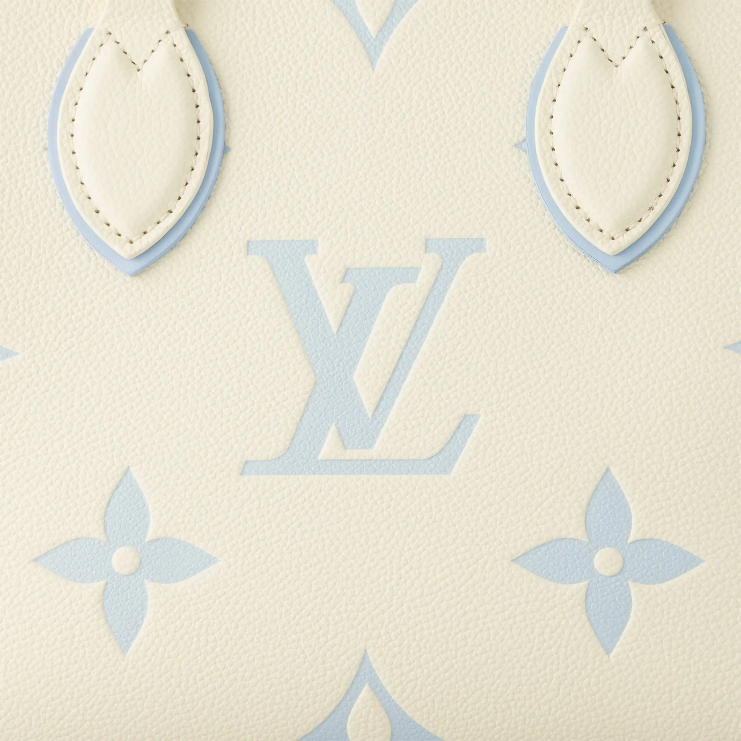 Cheap LF Louis Vuitton M46833 OnTheGo PM Latte Candy Blue