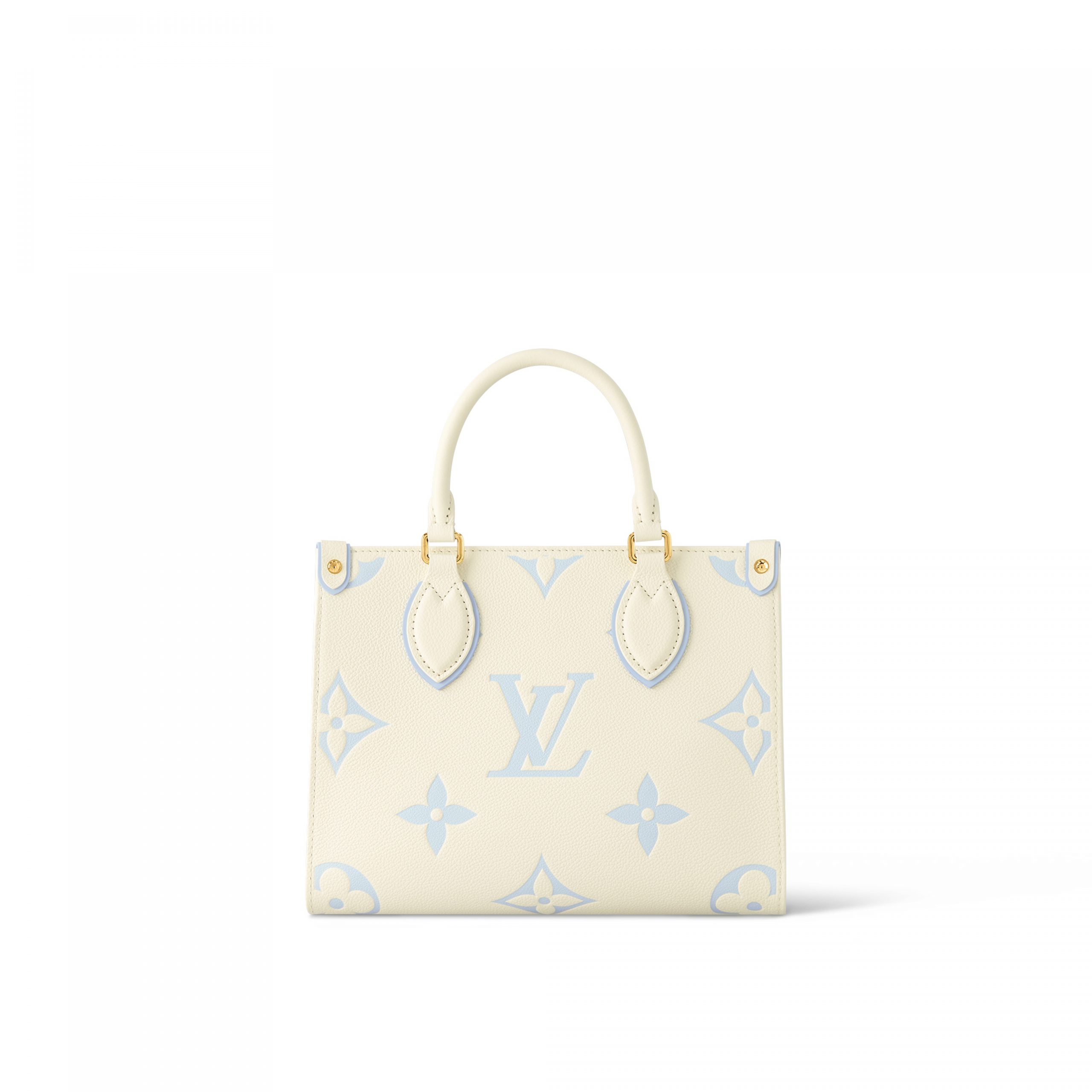 Lvlenka Louis Vuitton M46833 OnTheGo PM Latte Candy Blue