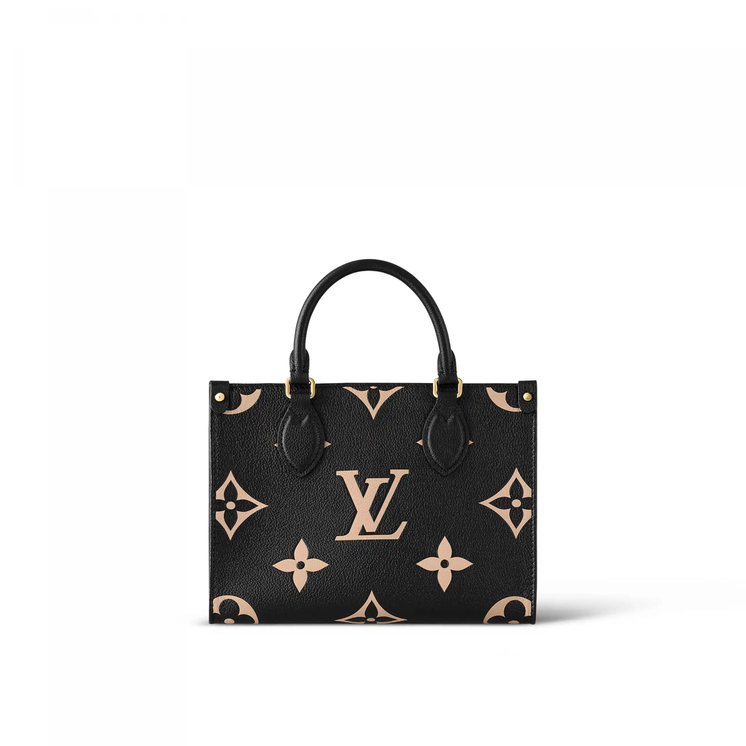 LF Louis Vuitton Onthego PM M45659 Black Beige