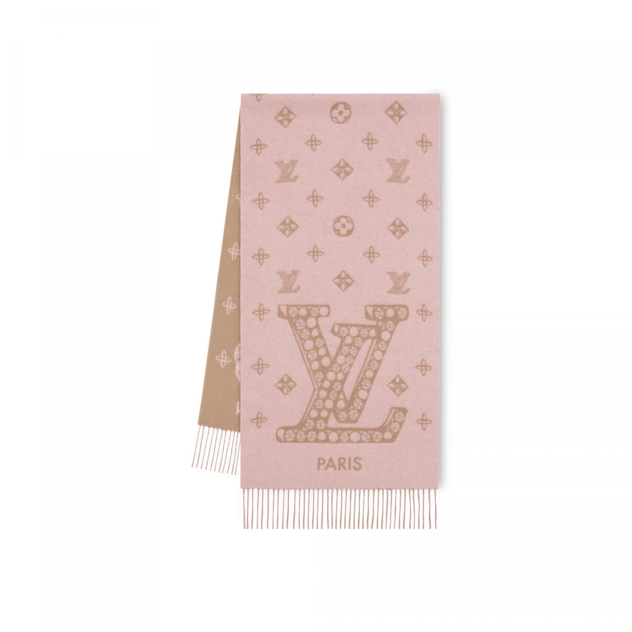 Lvlenka Louis Vuitton M79543 Pink Precious Dragon Reykjavik Scarf