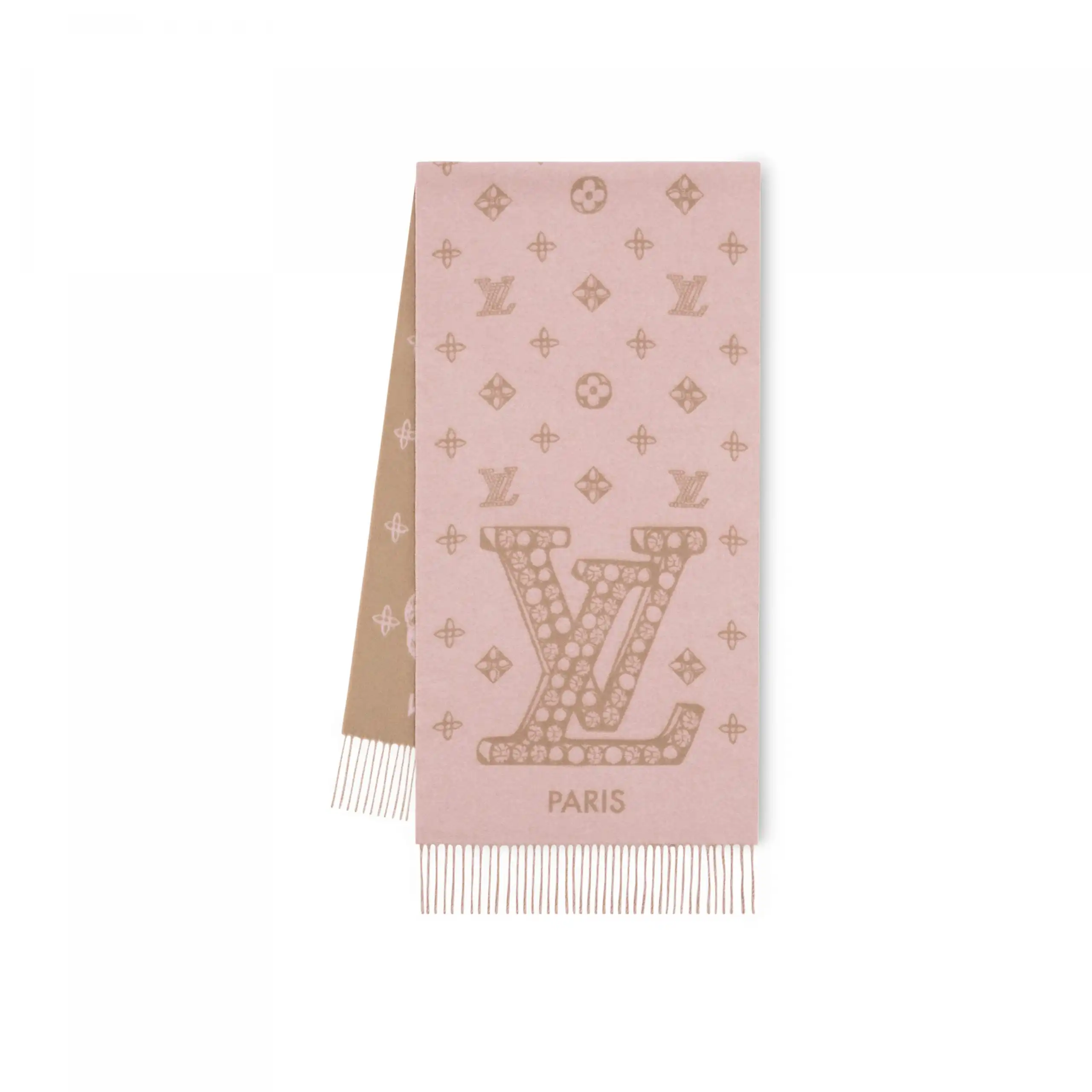 Louis Vuitton M79543 Pink Precious Dragon Reykjavik Scarf