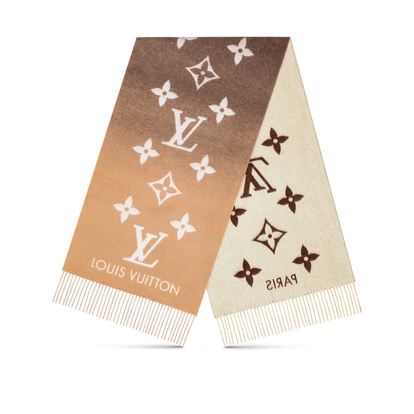 Lvlenka Louis Vuitton Beige M73675 Reykjavik Gradient Scarf