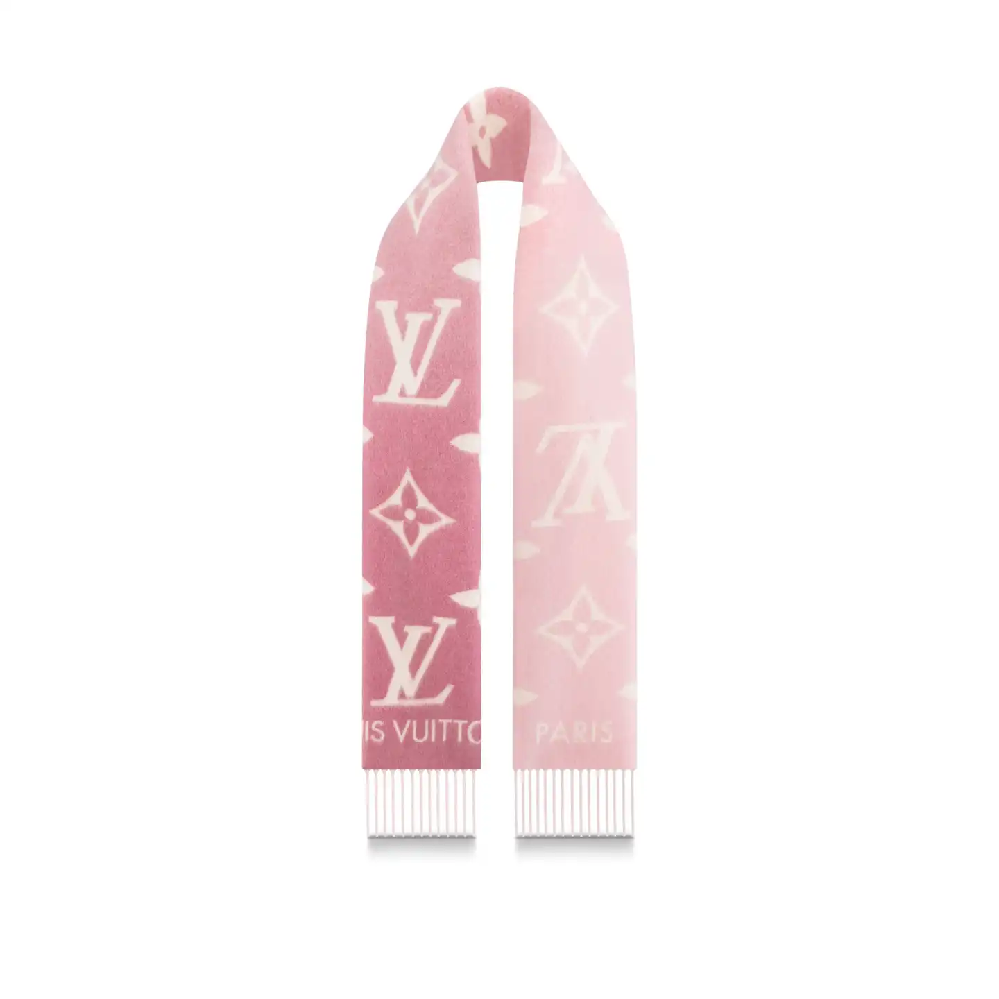 Affordable Louis Vuitton Light Pink M77375 Reykjavik Gradient Scarf