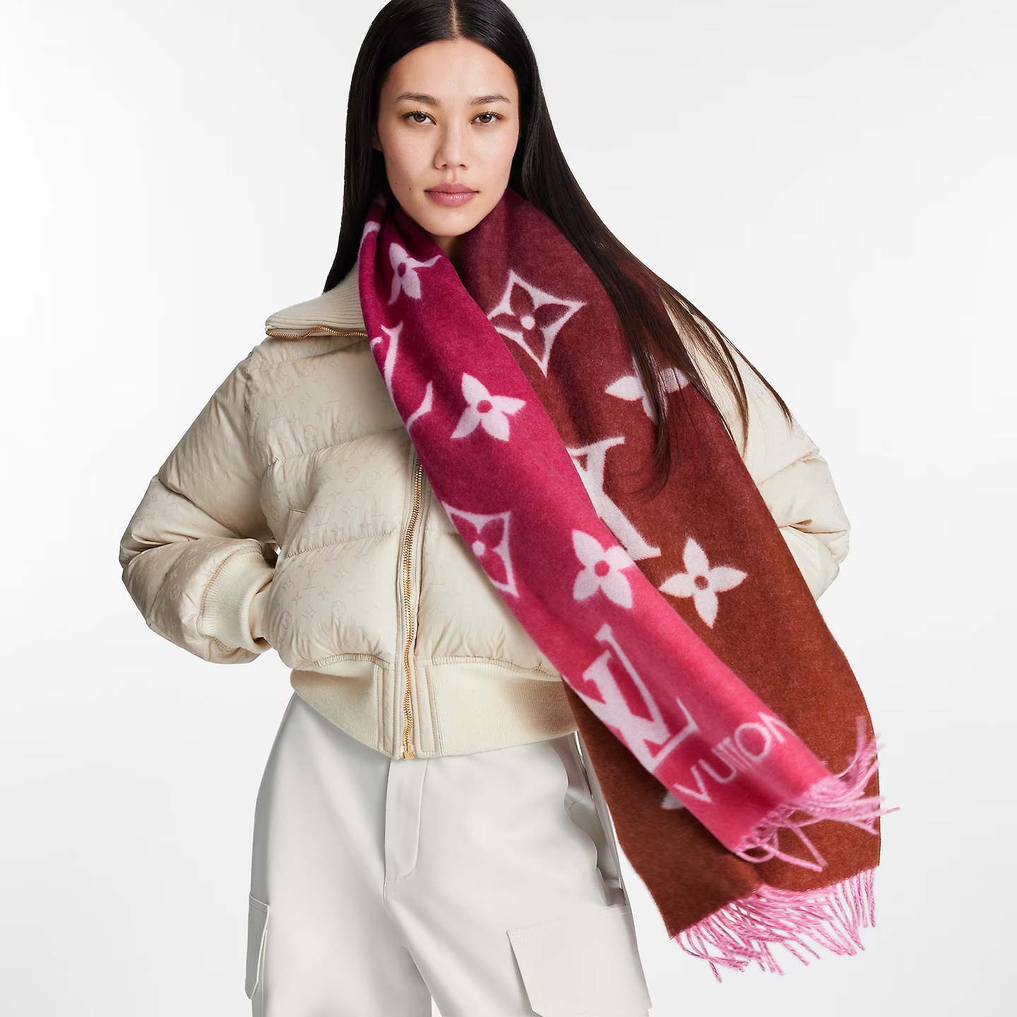 Lvlenka Louis Vuitton Grenadine M79506 Reykjavik Gradient Scarf