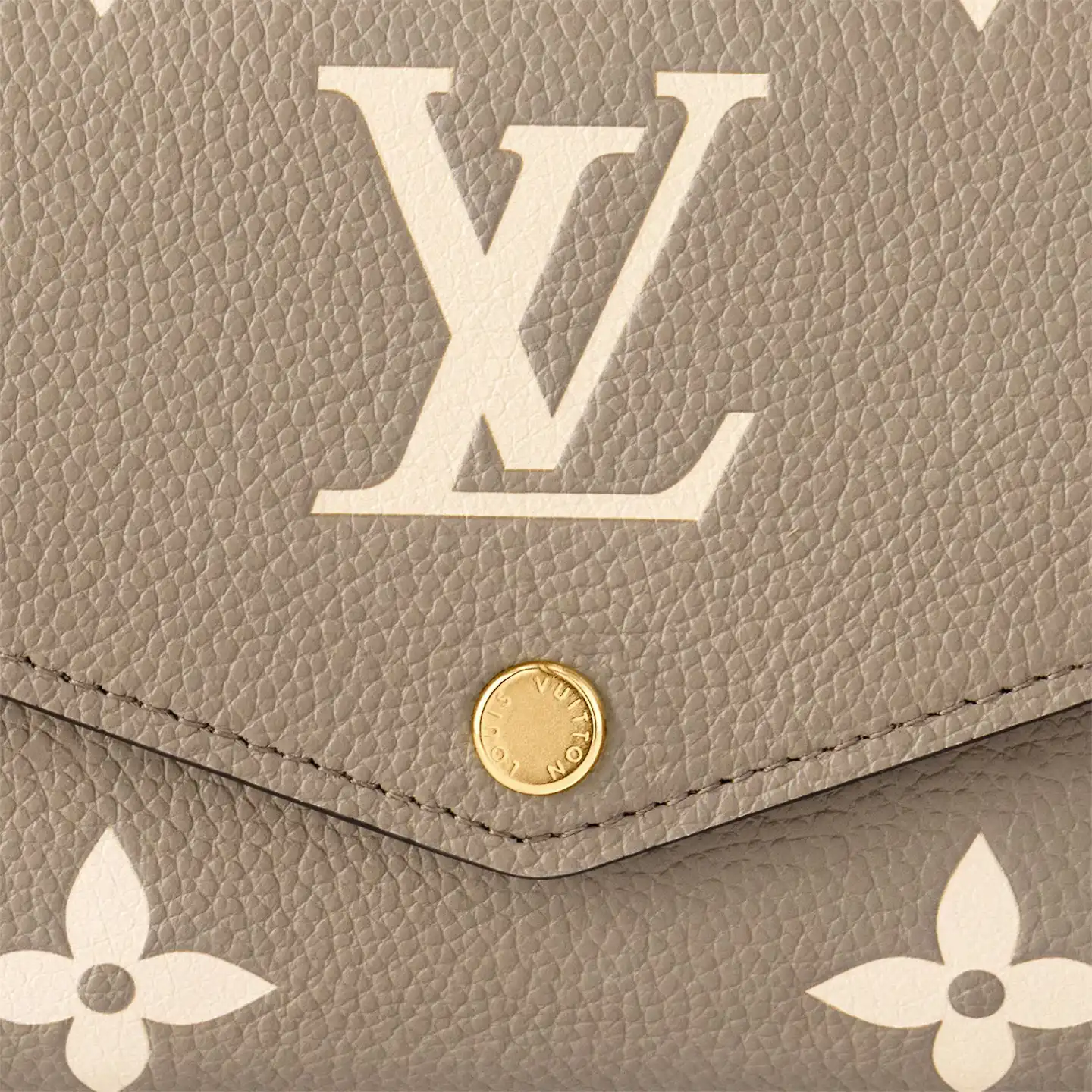 Affordable Louis Vuitton Bicolor Monogram Empreinte Leather M81049 Sarah Wallet