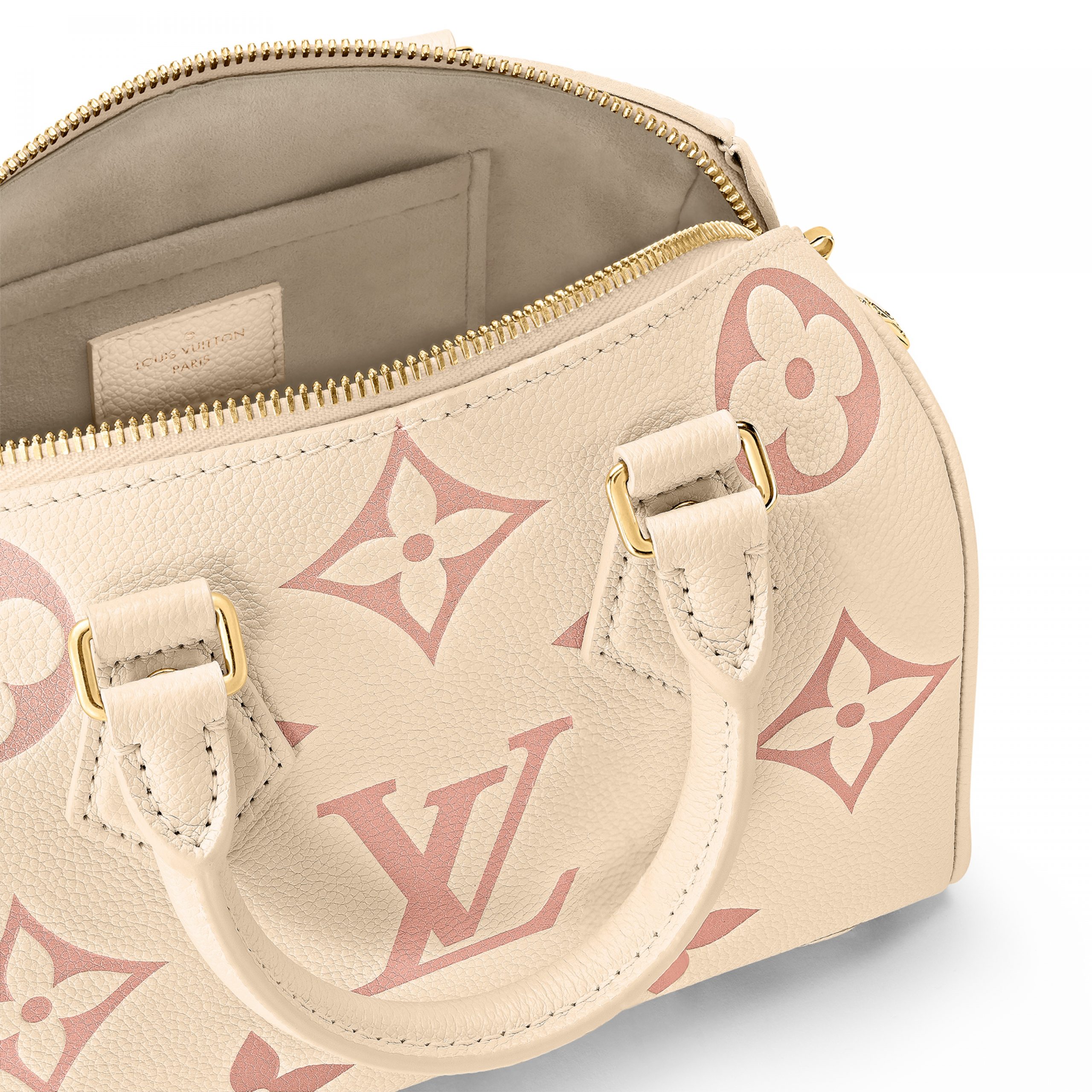 Lvlenka Louis Vuitton M46397 Speedy Bandoulière 20 Bicolor Monogram Empreinte Leather