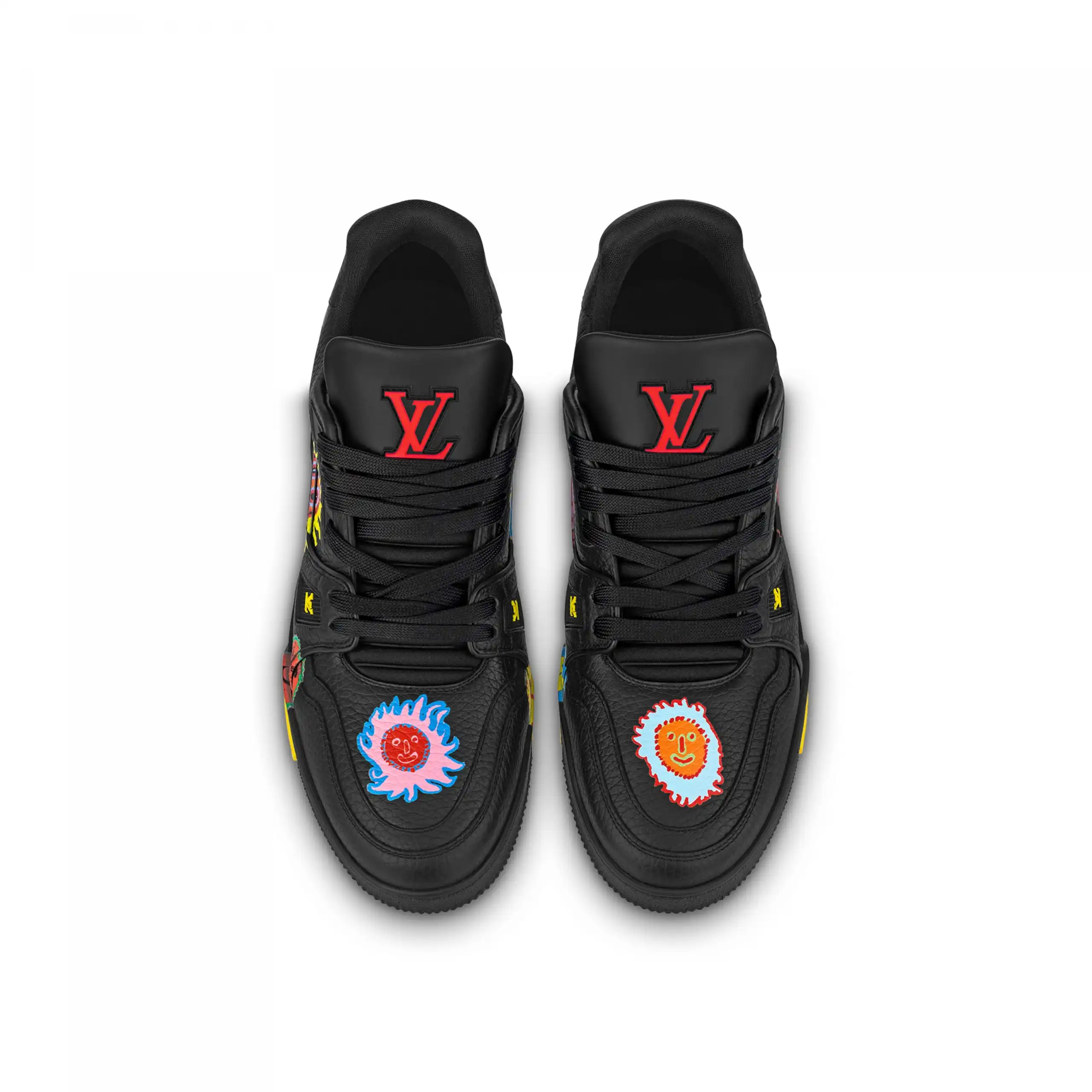 Cheap Louis Vuitton Trainer Sneaker LV x YK Black 1ABD2W