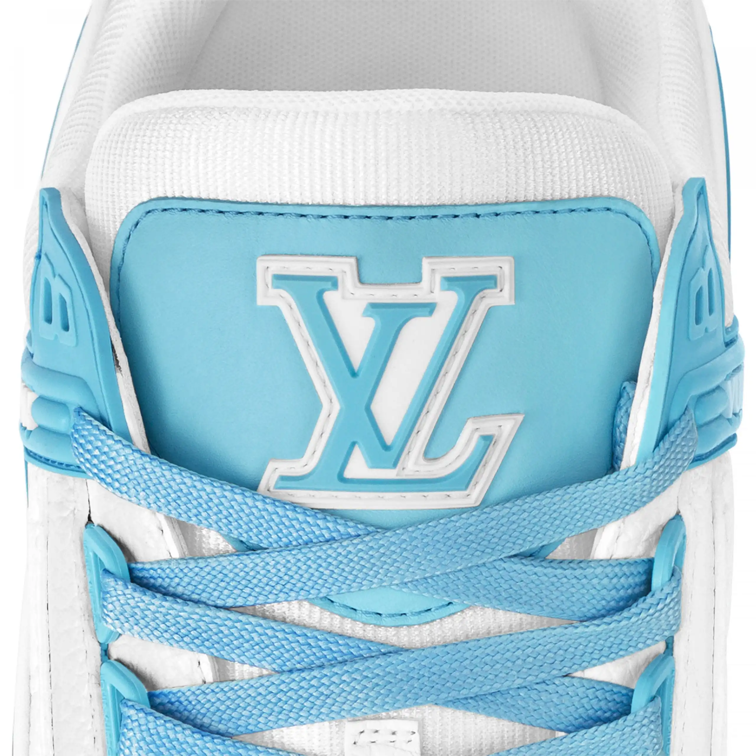 Affordable Louis Vuitton Trainer Sneaker Sky Blue 1ABOFM