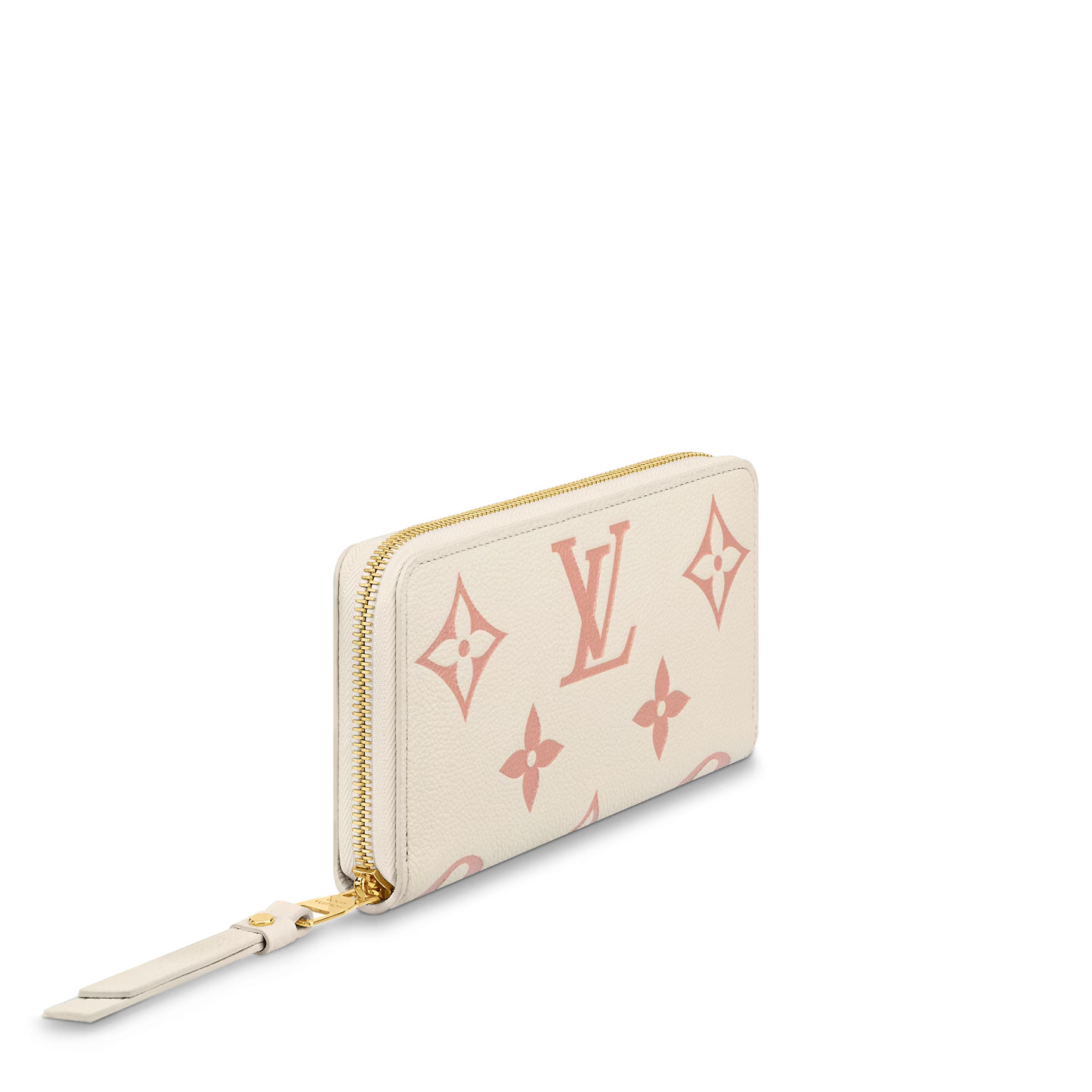 Louis Vuitton Crème   Rose Trianon M81914 Zippy Wallet