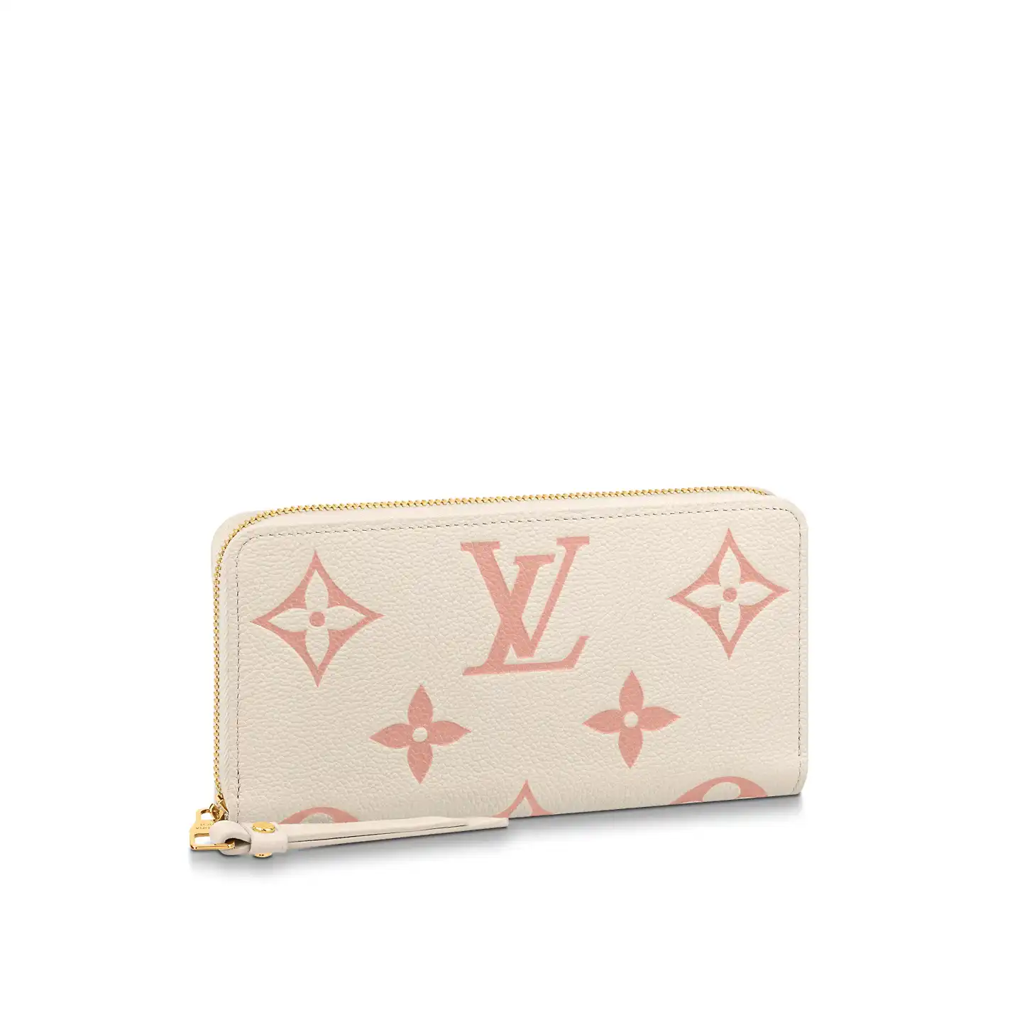 Louis Vuitton Crème   Rose Trianon M81914 Zippy Wallet