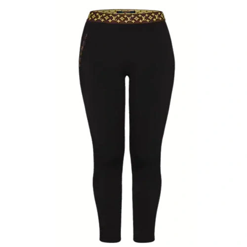 1A7VTC MONOGRAM stretch belt leggings