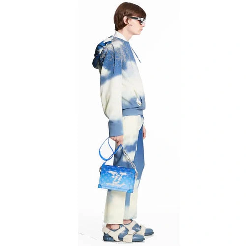 1A8ANB Cloud embroidered hooded jacket