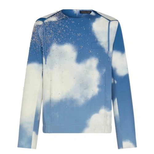 1A8ANB Cloud embroidered hooded jacket