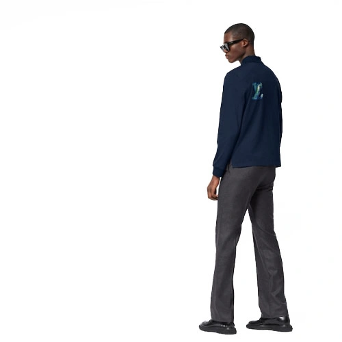 1A8WUI Logo button polo shirt