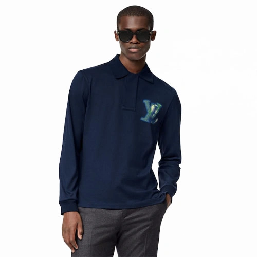 1A8WUI Logo button polo shirt