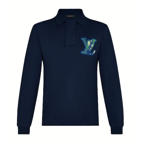 1A8WUI Logo button polo shirt