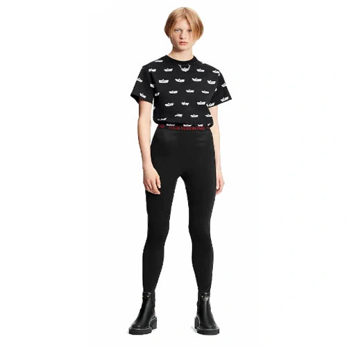 1A93GJ Leggings with bright trim