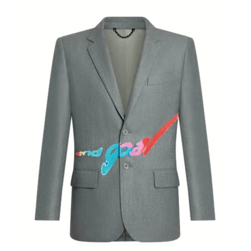 1A98FU END GOAL embroidered jacket