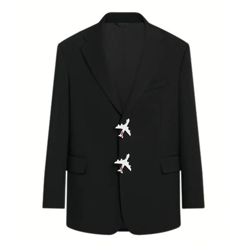 1A98G8 Oversized silhouette jacket