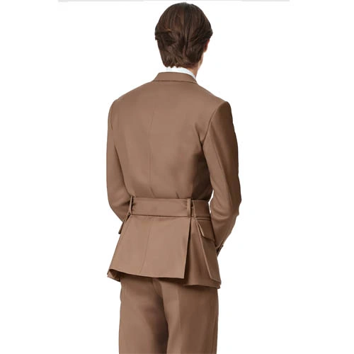 1A9A6Y DAMIER lace-up jacket