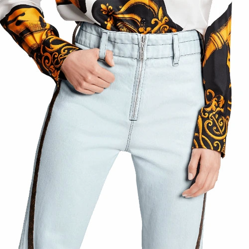 1A9AW9 WASHED DENIM JEANS