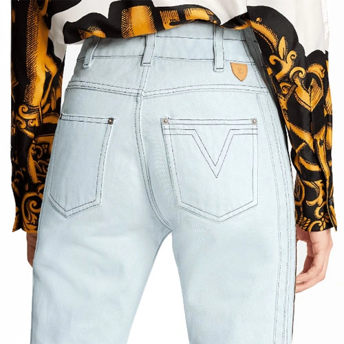 1A9AW9 WASHED DENIM JEANS