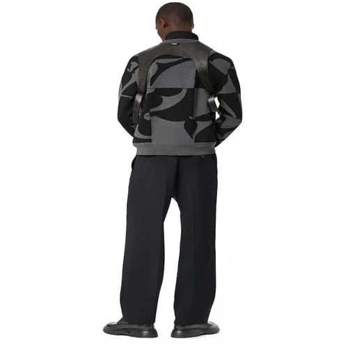 1A9G96 LVSE MONOGRAM Leather midlayer vest