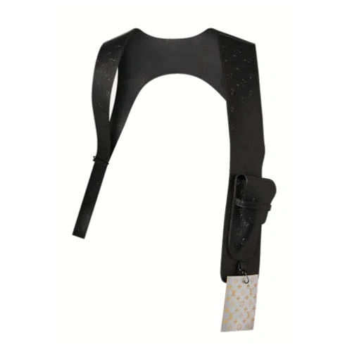 1A9G96 LVSE MONOGRAM Leather midlayer vest