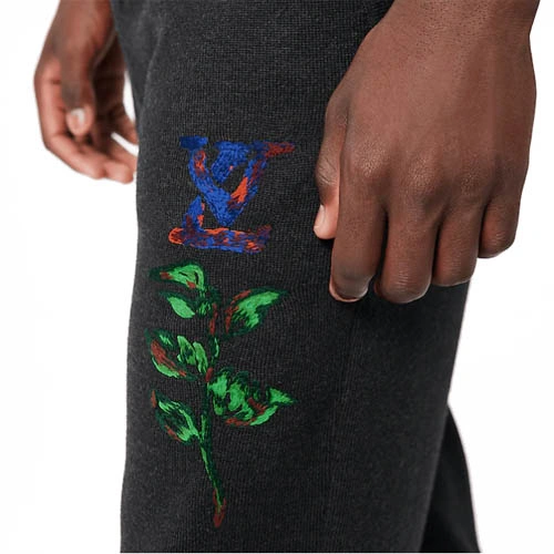 1A9GQ9 Embroidered embroidered trousers