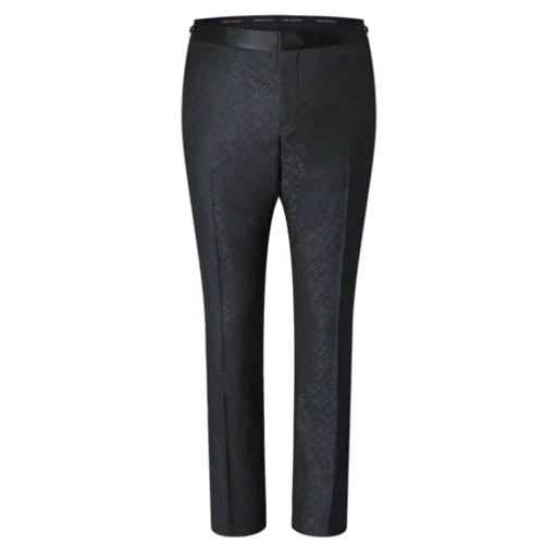 1A9IUN Waxed textured narrow leg trousers