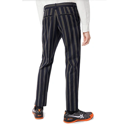 1A9IW6 Long trousers with narrow legs and chain pattern