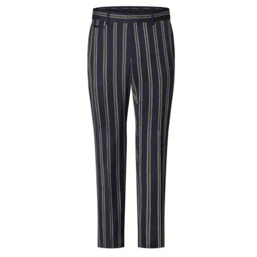 1A9IW6 Long trousers with narrow legs and chain pattern
