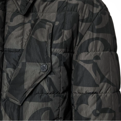 1A9JYU Floral quilted tunic jacket