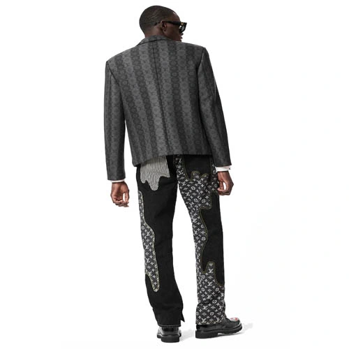1A9K1Z Wide stripe pocket jacket