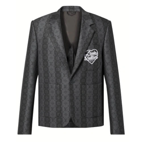 1A9K1Z Wide stripe pocket jacket