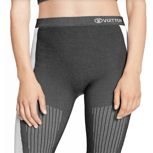1A9LWD Ribbed knitted sports leggings