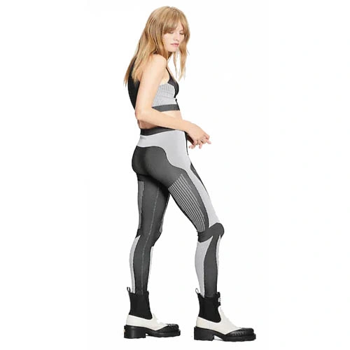 1A9LWD Ribbed knitted sports leggings