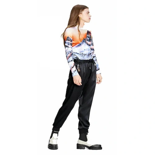1A9MDT Satin jogging pants