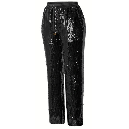 1A9N7I LV NIGHT SEQUIN PAJAMA PANTS