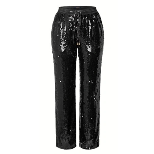 1A9N7I LV NIGHT SEQUIN PAJAMA PANTS