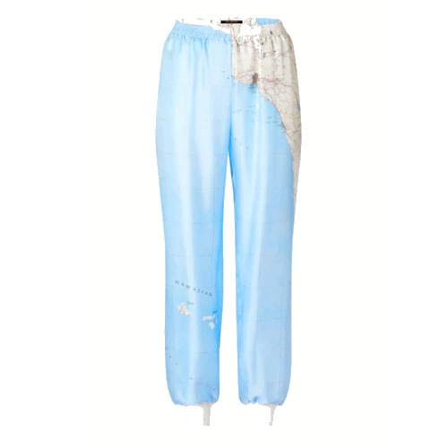 1A9N8L MAP PRINT LOUNGE PANTS