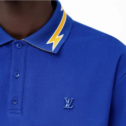 1A9SVX LV logo polo shirt