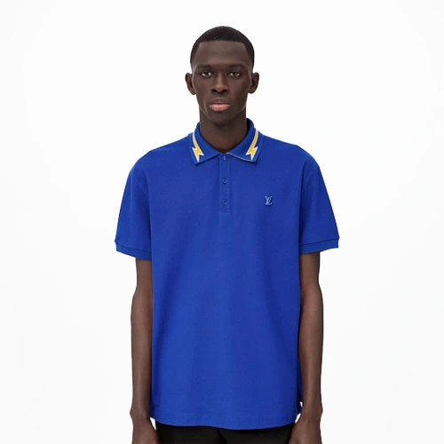 1A9SVX LV logo polo shirt